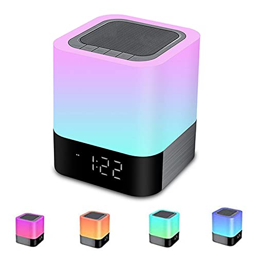 WamGra Bluetooth Speaker with Touch Control, Alarm Clock