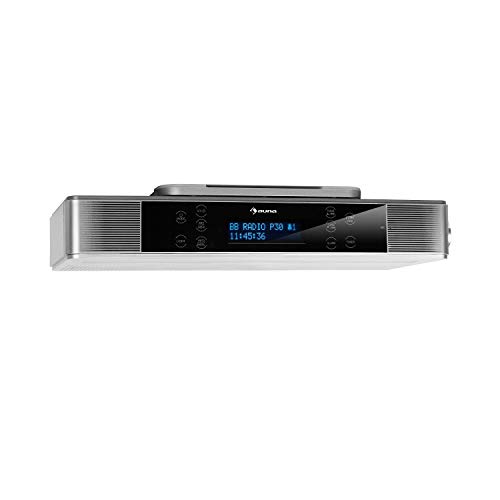 auna KR-140 Bluetooth Kitchen Radio - Light Grey