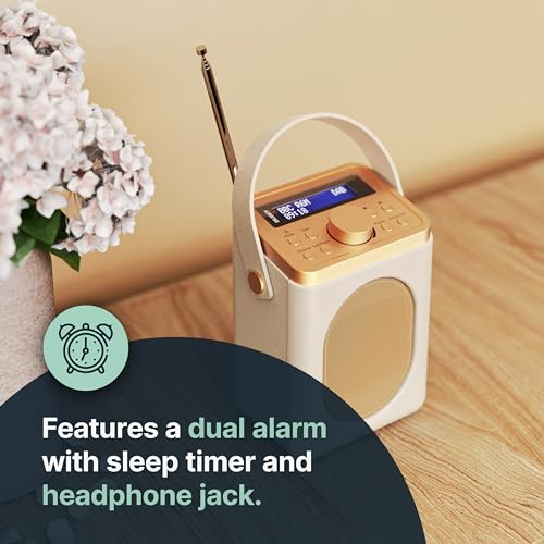 Bluetooth DAB+ Radio | Extended Battery | Dual Alarm