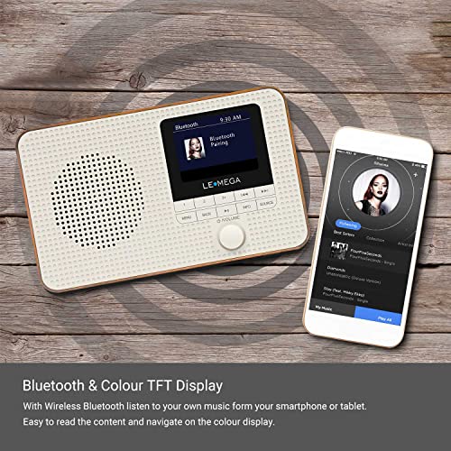 LEMEGA DR3 DAB Radio: Portable Bluetooth Kitchen Gadget