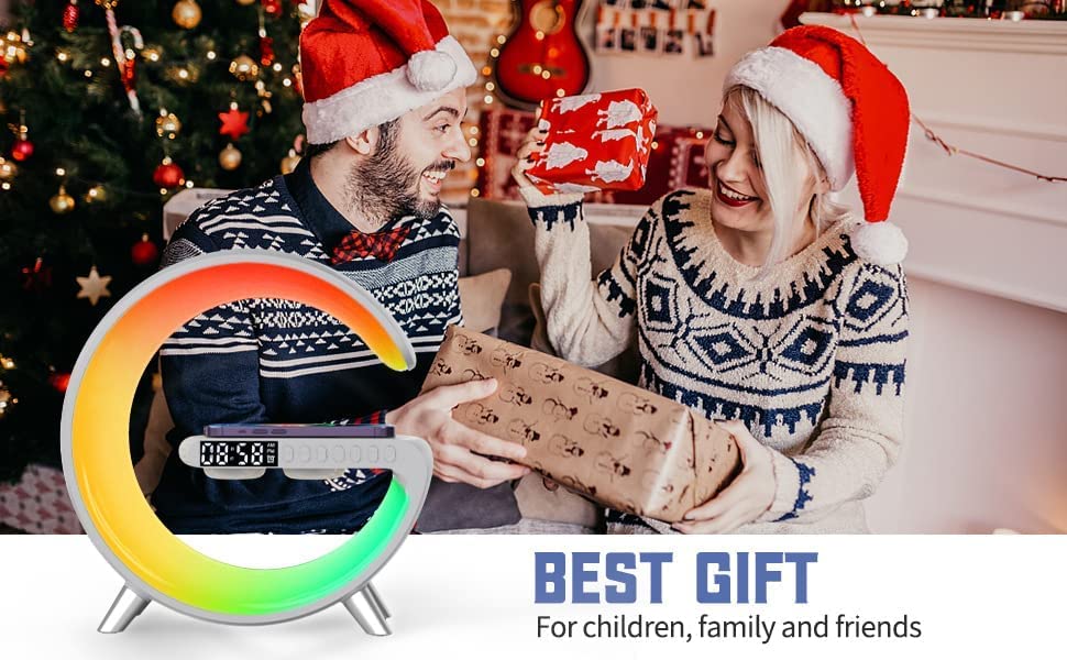 App-controlled 3-in-1 Bluetooth speaker with wireless charging