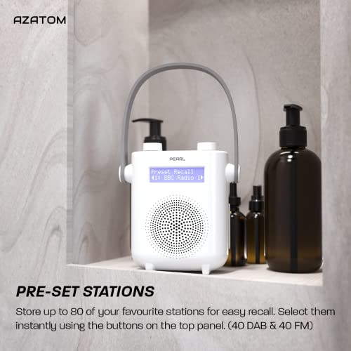 Wireless Bluetooth Shower Radio with LED Display