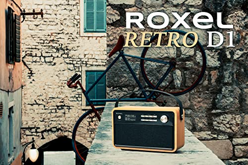 Rustic Oak Vintage Retro Wireless Alarm Speaker