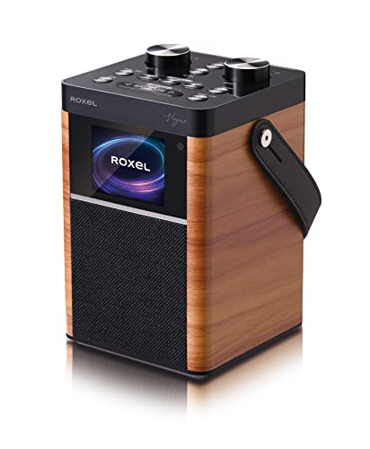 Roxel Portable DAB/FM Radio with Dual Alarm & Snooze