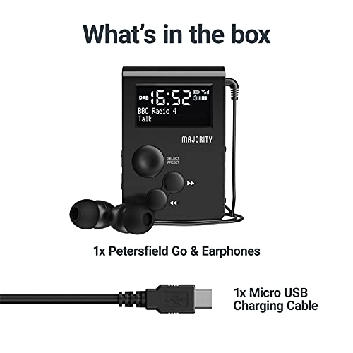 Portable Radio | FM & DAB | USB Charging | Headphones