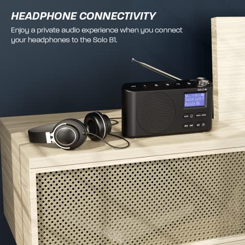 Portable Digital Radio with Bluetooth and Dual Alarm