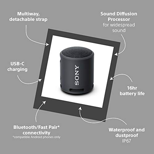 Sony SRS-XB13 - Waterproof Wireless Bluetooth Speaker
