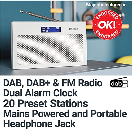 Portable DAB/DAB+ Radio | 15-Hour Battery | Kitchen FM