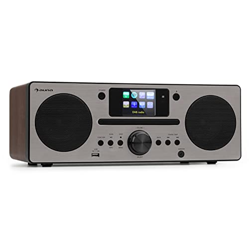 Auna Portable DAB Radio CD Player - Bluetooth, AUX