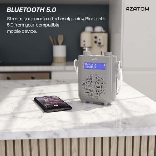 Wireless Bluetooth Shower Radio with LED Display