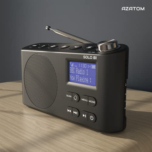 Portable Digital Radio with Bluetooth and Dual Alarm