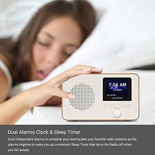 LEMEGA DR3 DAB Radio: Portable Bluetooth Kitchen Gadget