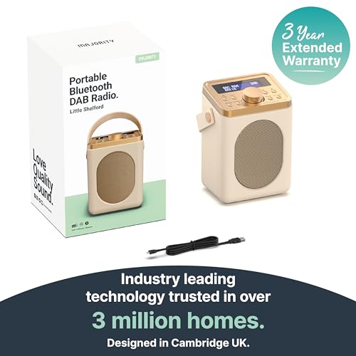 Bluetooth DAB+ Radio | Extended Battery | Dual Alarm