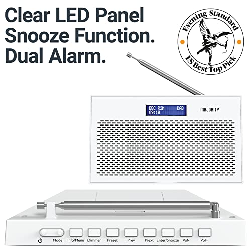 Portable DAB/DAB+ Radio | 15-Hour Battery | Kitchen FM