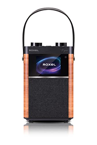 Roxel Portable DAB/FM Radio with Dual Alarm & Snooze