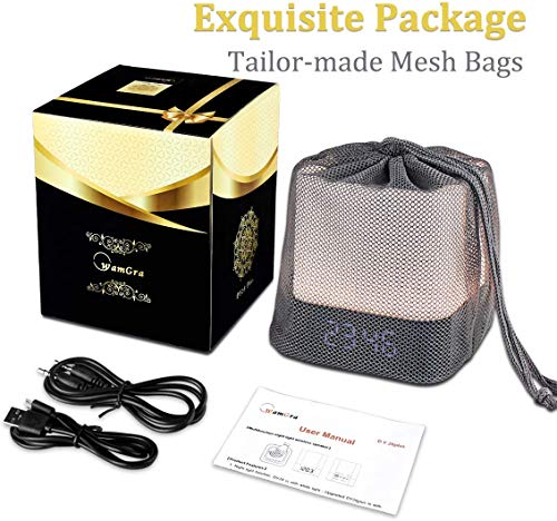 WamGra Bluetooth Speaker with Touch Control, Alarm Clock