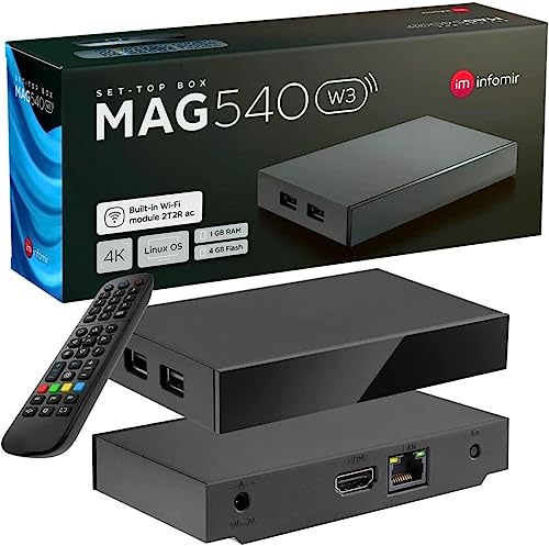 MAG 540w3 4K IPTV Set Top Box