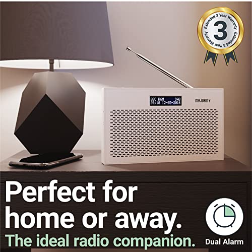 Portable DAB/DAB+ Radio | 15-Hour Battery | Kitchen FM