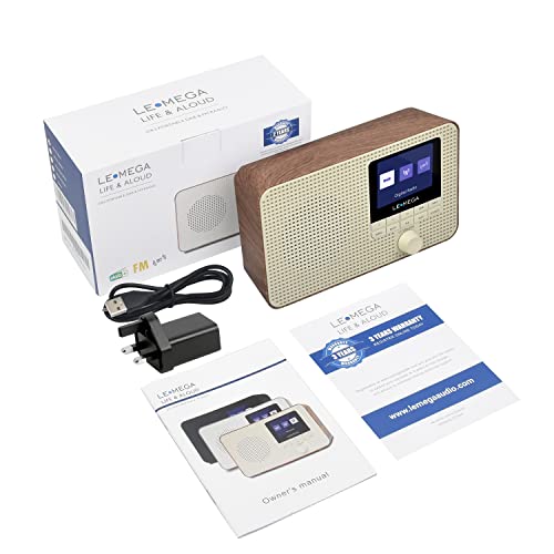 LEMEGA DR3 DAB Radio: Portable Bluetooth Kitchen Gadget