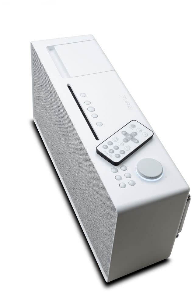 Pure Evoke Stereo Music System - Cotton White