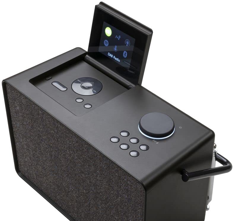 Portable Music System for Indoors & Outdoors - Coffee Black