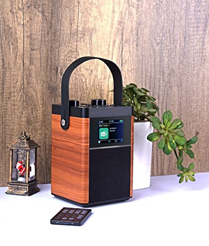 Roxel Portable DAB/FM Radio with Dual Alarm & Snooze