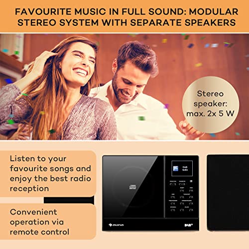 auna Connect Vertical - Internet Radio, Spotify, Bluetooth