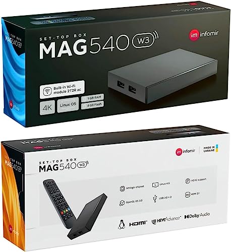 MAG 540w3 4K IPTV Set Top Box