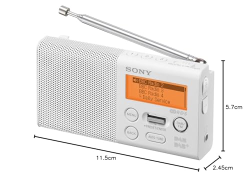 Sony Pocket DAB Plus Radio - White