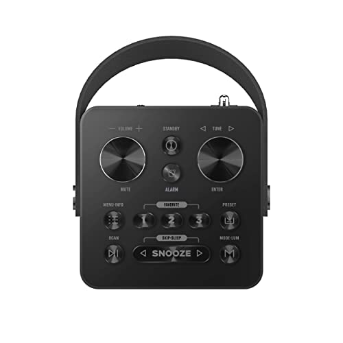 Roxel Portable DAB/FM Radio with Dual Alarm & Snooze