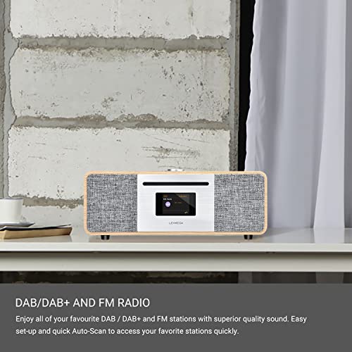 LEMEGA DAB Radio with CD Player, WiFi