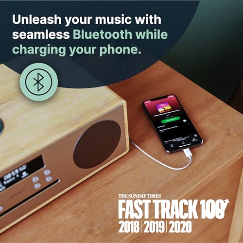 Compact Bluetooth Stereo System | Radio, CD Player, Remote