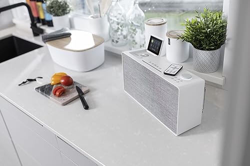 Pure Evoke Stereo Music System - Cotton White
