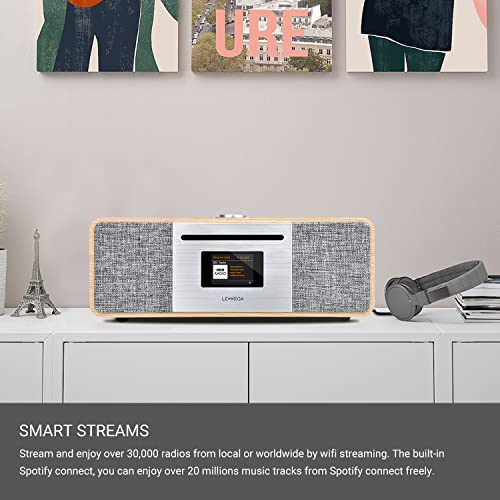 LEMEGA DAB Radio with CD Player, WiFi