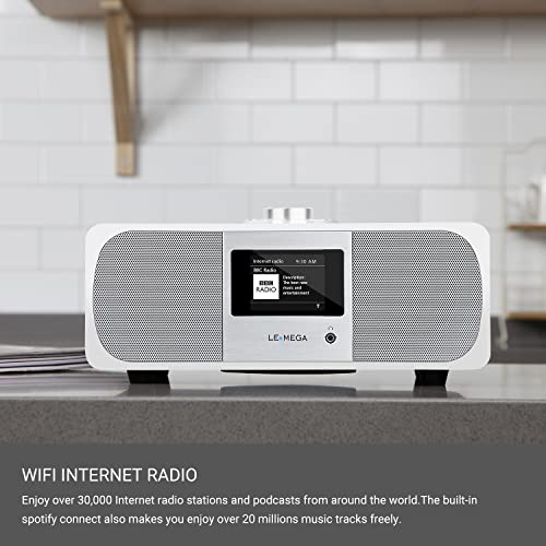 WiFi Stereo Internet Radio with Bluetooth Speaker
