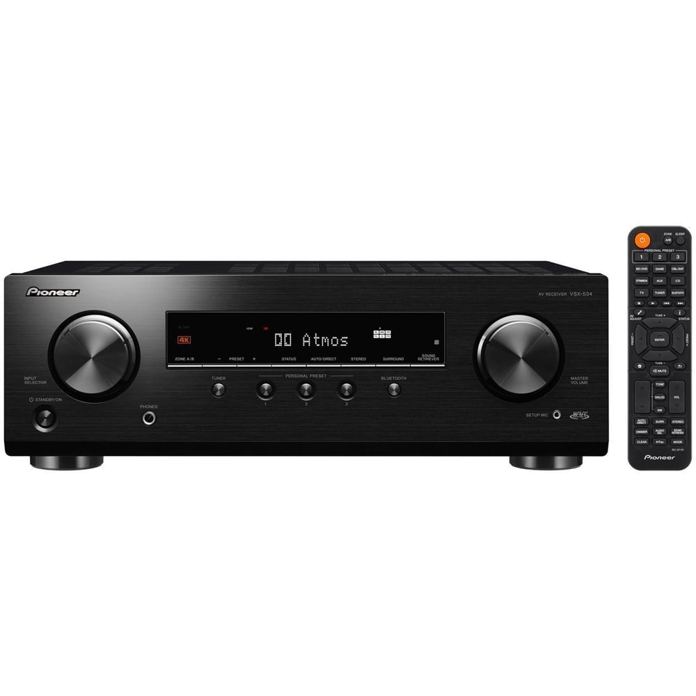 Pioneer VSX-534 Smart AV Receiver 5.2-Ch 4K Bluetooth