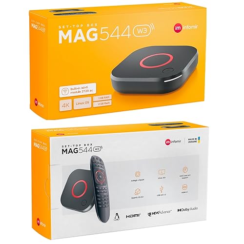 MAG 544w3 4K IPTV Set TOP Box