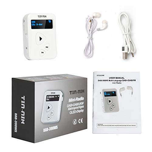 Portable DAB/DAB+/FM Radio with Rechargeable Battery