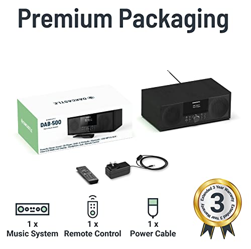 Oakcastle DAB500: Bluetooth DAB+ Radio & CD