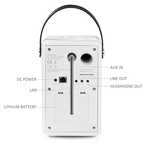 LEMEGA M6+ Portable Digital Radio - White