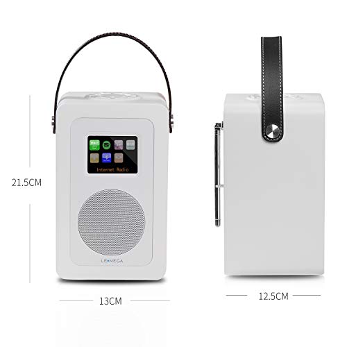 LEMEGA M6+ Portable Digital Radio - White