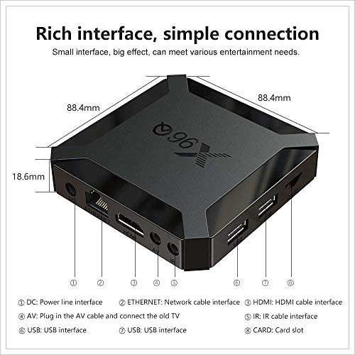X96Q Android 10.0 TV Box 2GB/16GB Quad-Core