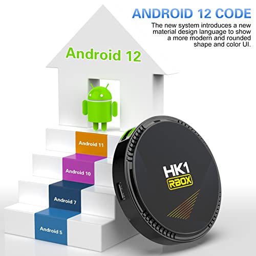 Android 12.0 TV Box with 4GB RAM, 32GB ROM