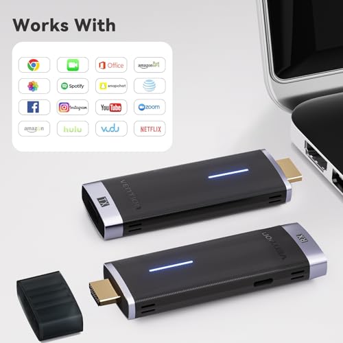 Portable Wireless HDMI Extender for Laptop/PC to Monitor/Projector
