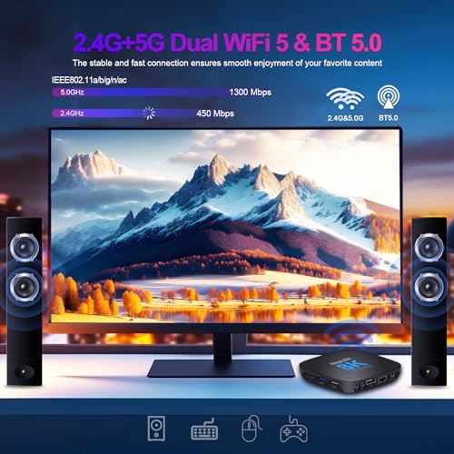 8K Android TV Box 13.0 - 4GB RAM, 128GB