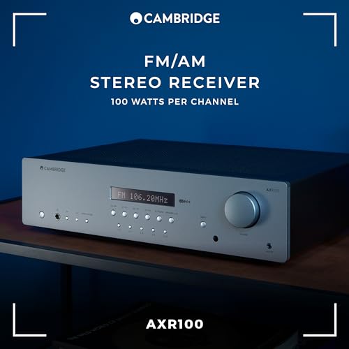 Cambridge Audio AXR100 Stereo Receiver - Lunar Grey