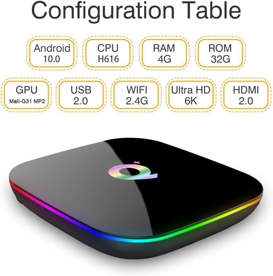 Q PLUS Android TV Box 4GB RAM/32GB ROM