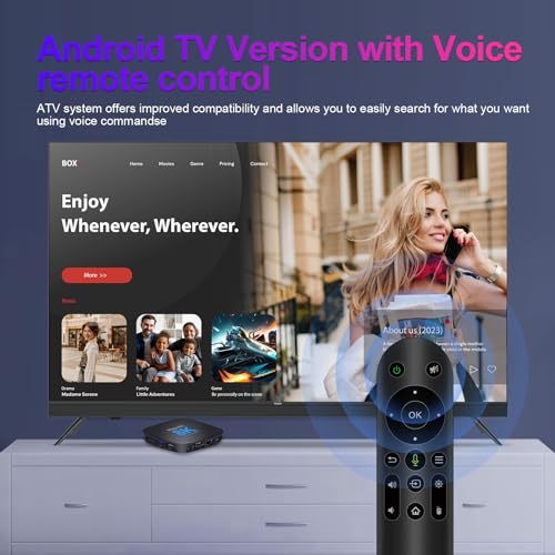 8K Android TV Box 13.0 - 4GB RAM, 128GB