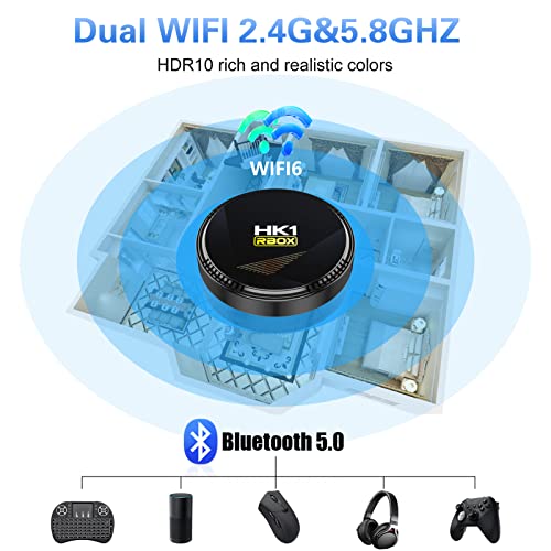 Android 12.0 TV Box with 4GB RAM, 32GB ROM