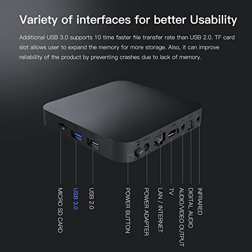 Leap-S1 Smart Box: 4K Android TV Media Player